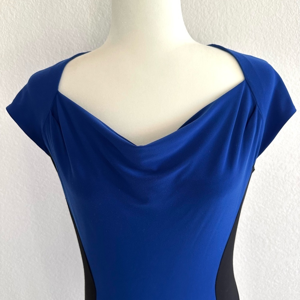 Jones New York Blue and Black Women's Sheath Dress - Picture 2 of 8